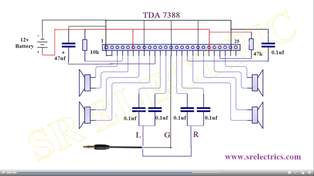 160 watt Audio Amplifier Circuit With TDA 7388.jpg